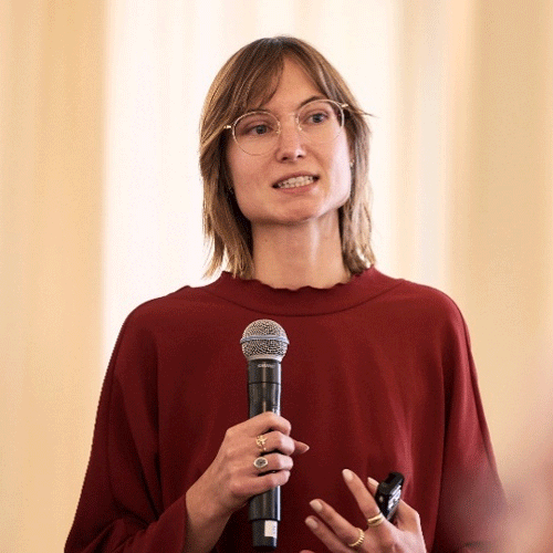 Alexandra Meffert, Gründerin der Düsseldorfer Galerie wildpalms